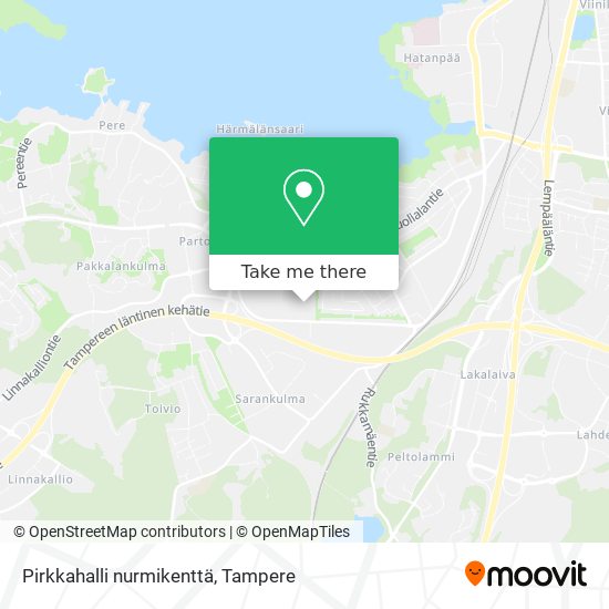 Pirkkahalli nurmikenttä map