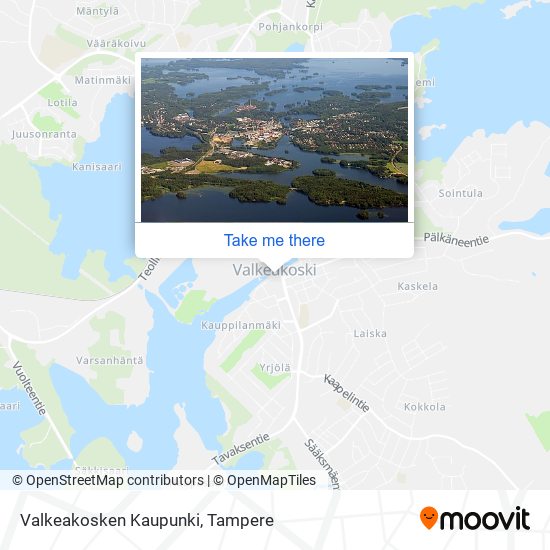 Valkeakosken Kaupunki map