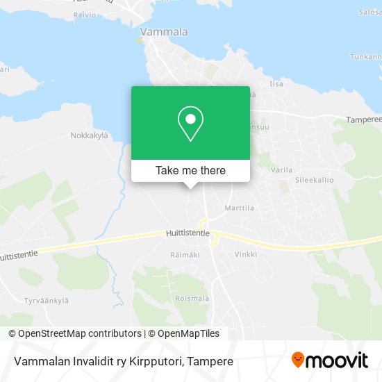 Vammalan Invalidit ry Kirpputori map