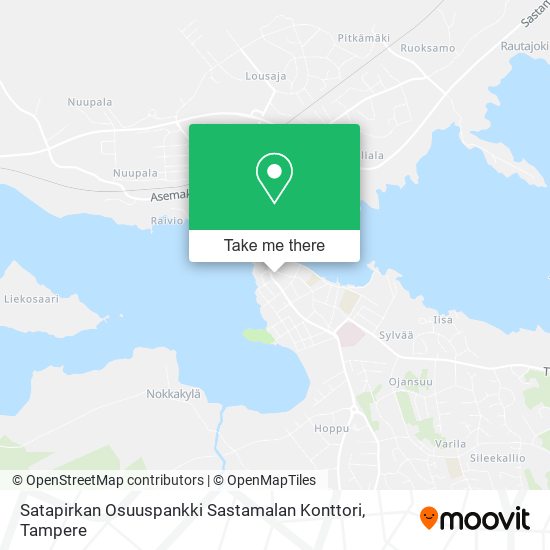 Satapirkan Osuuspankki Sastamalan Konttori map