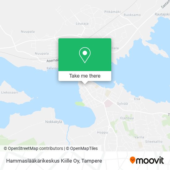 Hammaslääkärikeskus Kiille Oy map