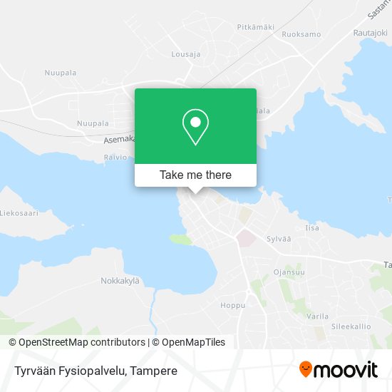 Tyrvään Fysiopalvelu map