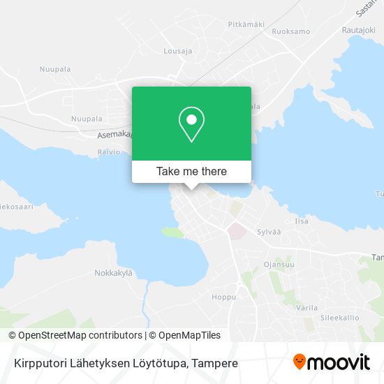 Kirpputori Lähetyksen Löytötupa map