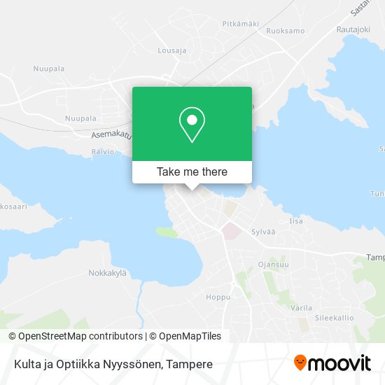 Kulta ja Optiikka Nyyssönen map