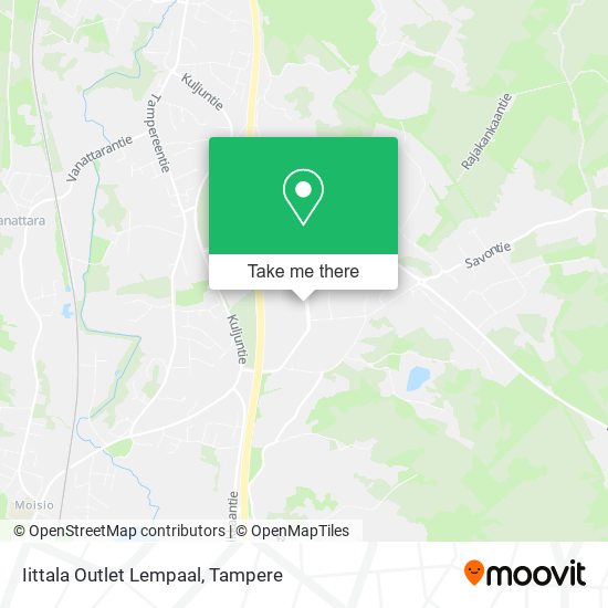 Iittala Outlet Lempaal map