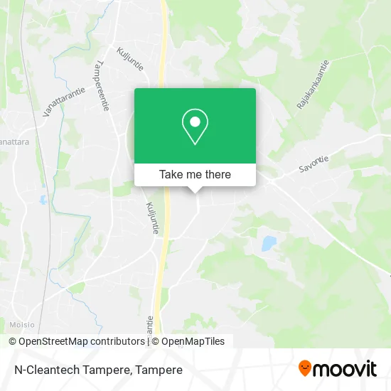 N-Cleantech Tampere map