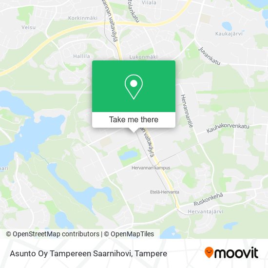 Asunto Oy Tampereen Saarnihovi map