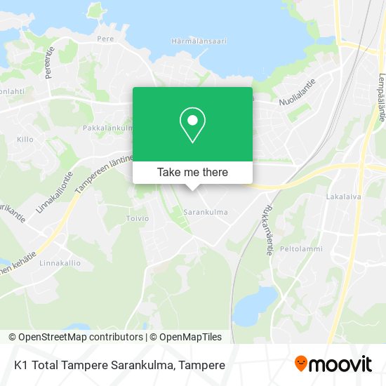 K1 Total Tampere Sarankulma map