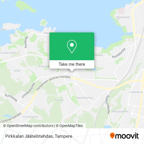 Pirkkalan Jäätelötehdas map