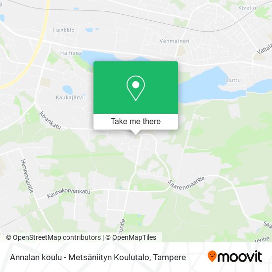 Annalan koulu - Metsäniityn Koulutalo map