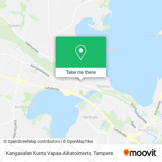 Kangasalan Kunta Vapaa-Aikatoimisto map