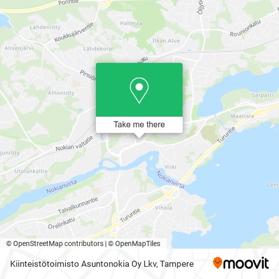 Kiinteistötoimisto Asuntonokia Oy Lkv map