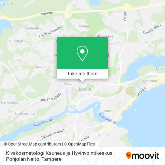 Kivakosmetologi Kauneus-ja Hyvinvointikeskus Pohjolan Neito map