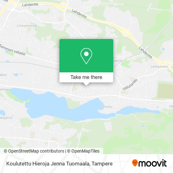 Koulutettu Hieroja Jenna Tuomaala map