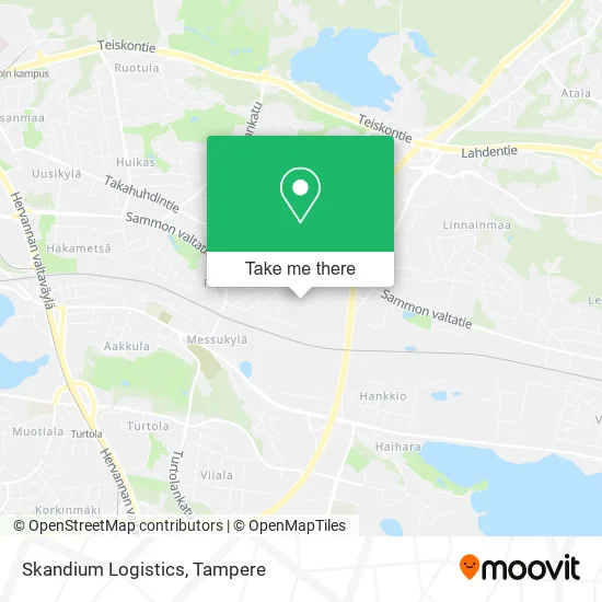 Skandium Logistics map