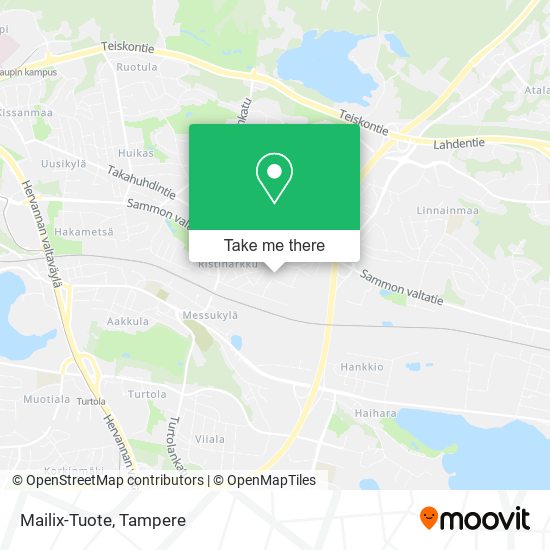 Mailix-Tuote map