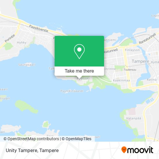 Unity Tampere map