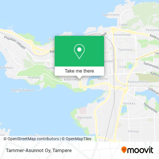 Tammer-Asunnot Oy map