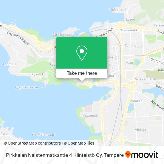 Pirkkalan Naistenmatkantie 4 Kiinteistö Oy map