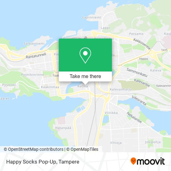 Happy Socks Pop-Up map