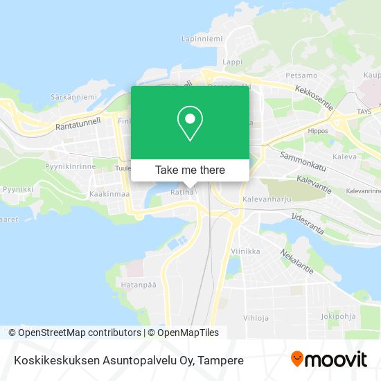 Koskikeskuksen Asuntopalvelu Oy map