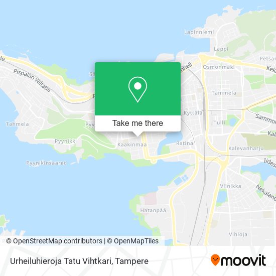 Urheiluhieroja Tatu Vihtkari map
