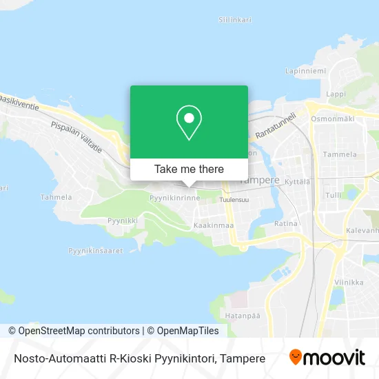 Nosto-Automaatti R-Kioski Pyynikintori map