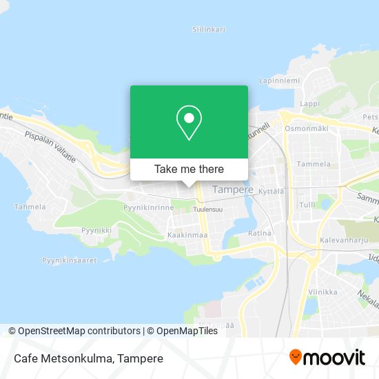 Cafe Metsonkulma map
