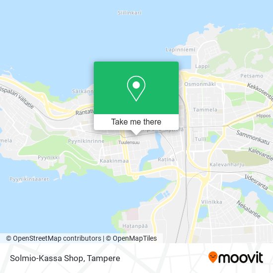 Solmio-Kassa Shop map