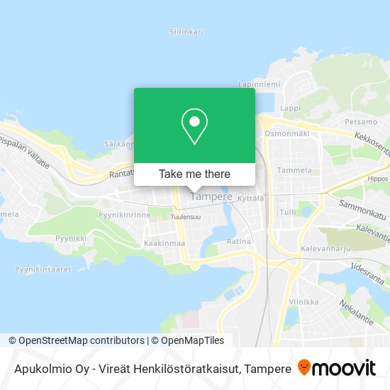 Apukolmio Oy - Vireät Henkilöstöratkaisut map