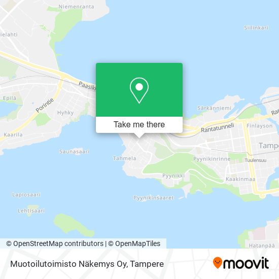 Muotoilutoimisto Näkemys Oy map