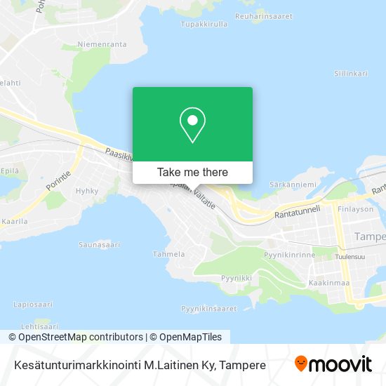 Kesätunturimarkkinointi M.Laitinen Ky map