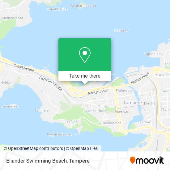 Eliander Swimming Beach map