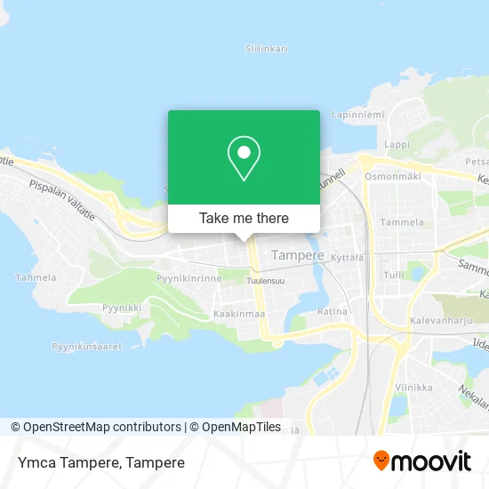 Ymca Tampere map