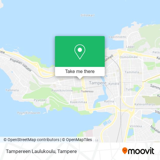 Tampereen Laulukoulu map