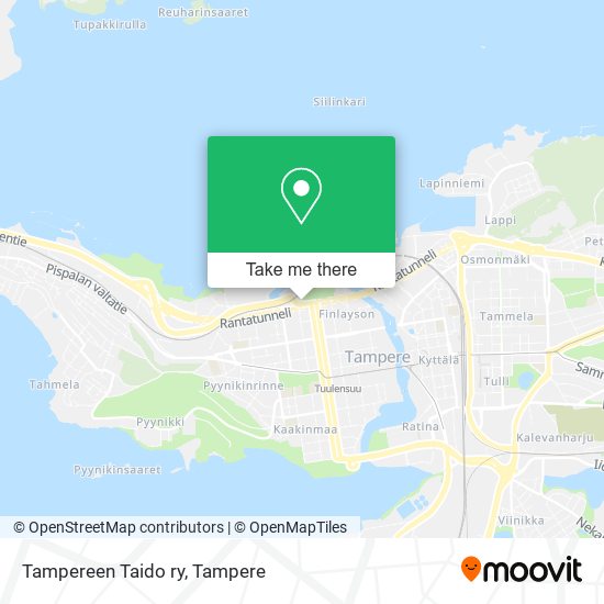 Tampereen Taido ry map