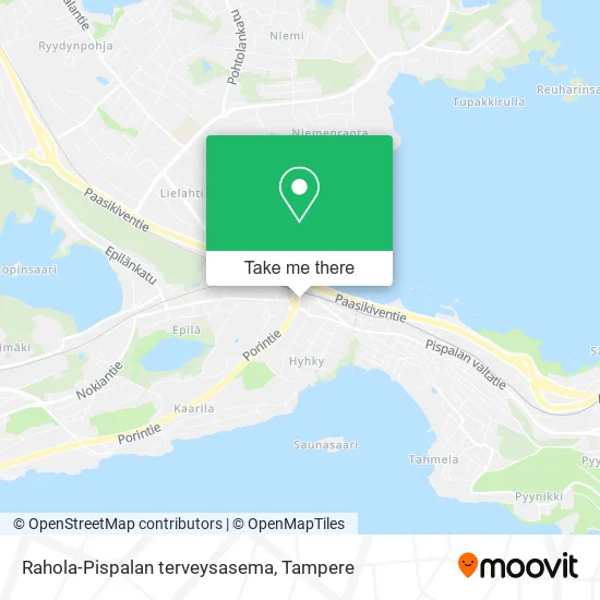 Rahola-Pispalan terveysasema map