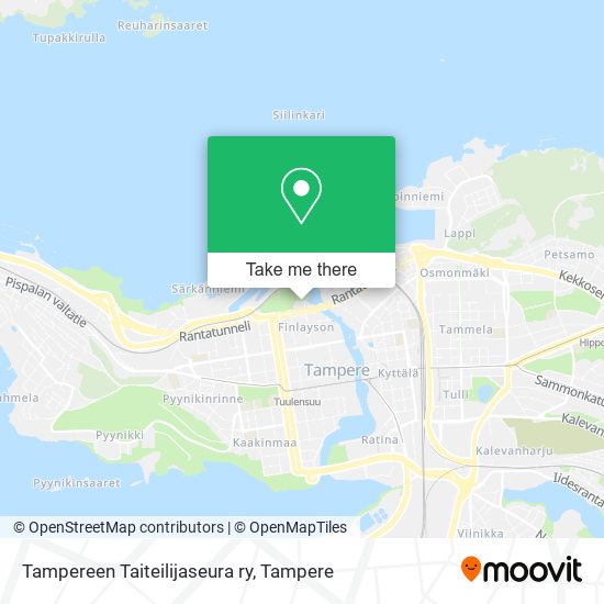 Tampereen Taiteilijaseura ry map