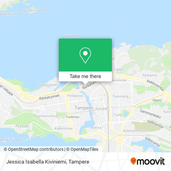 Jessica Isabella Kiviniemi map