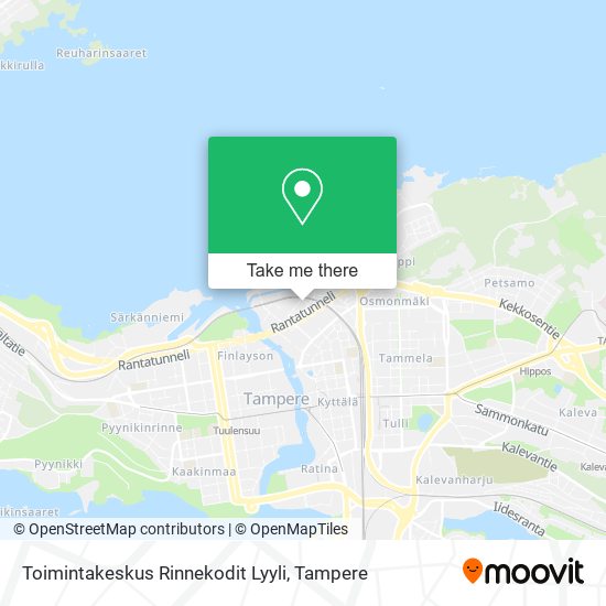 Toimintakeskus Rinnekodit Lyyli map