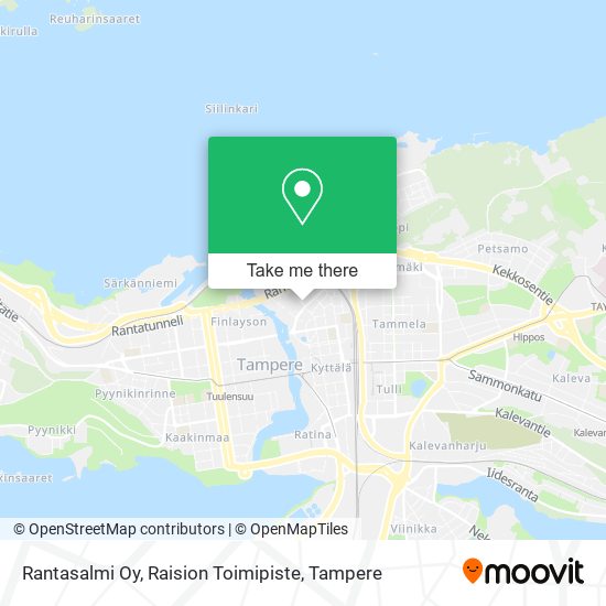 Rantasalmi Oy, Raision Toimipiste map