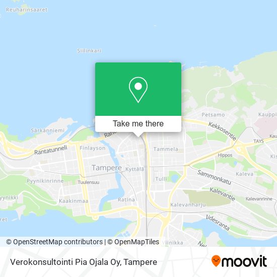 Verokonsultointi Pia Ojala Oy map