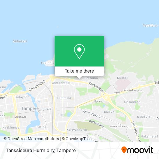 Tanssiseura Hurmio ry map