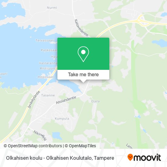 Olkahisen koulu - Olkahisen Koulutalo map