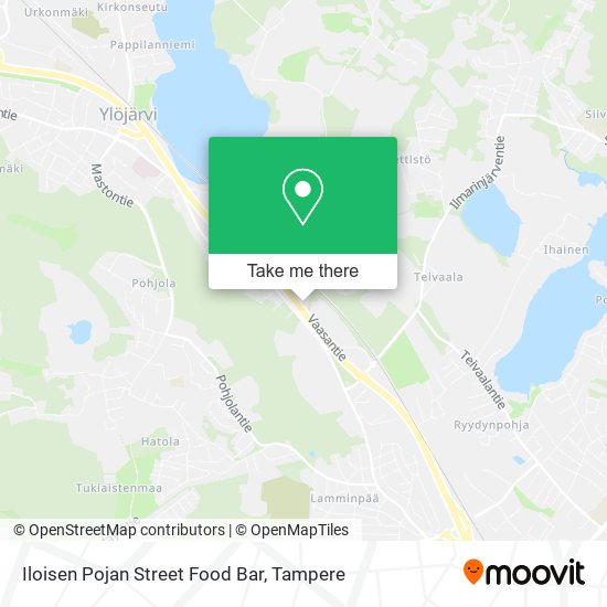 Iloisen Pojan Street Food Bar map