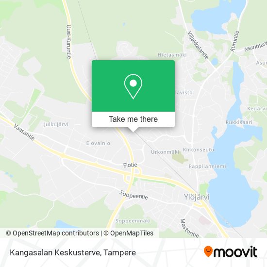 Kangasalan Keskusterve map