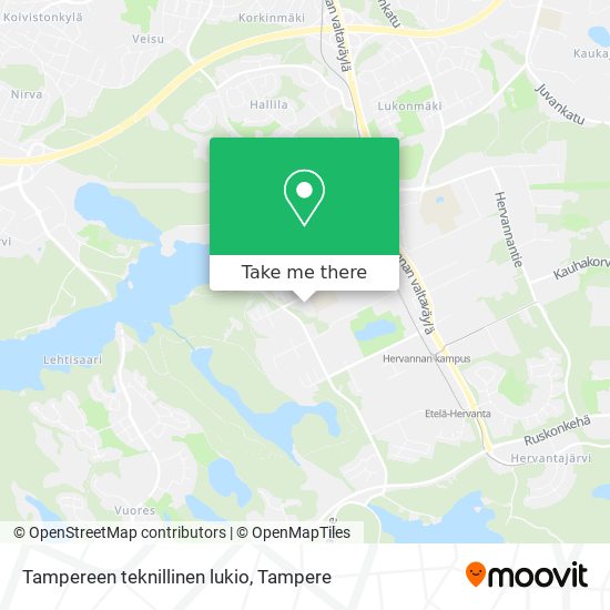 Tampereen teknillinen lukio map