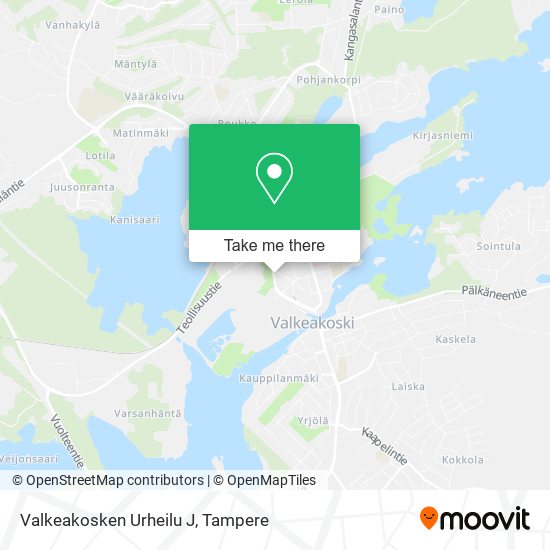 Valkeakosken Urheilu J map