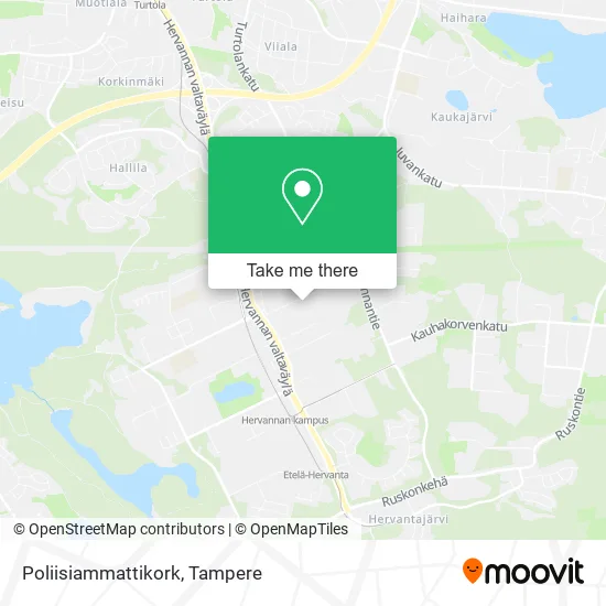 Poliisiammattikork map