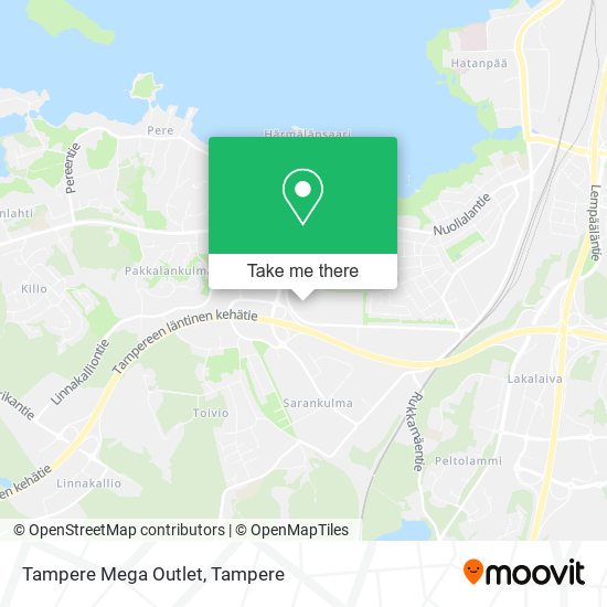 Tampere Mega Outlet map